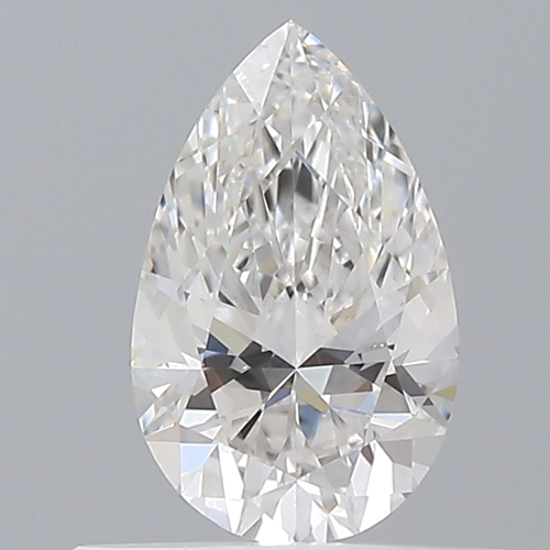0.5 carat E-VS2 Natūralus Pear Deimantas (1)