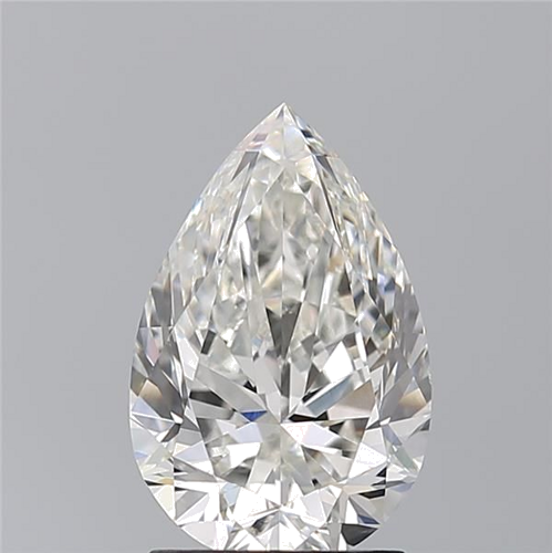 2.02 carat G-SI1 Natūralus Pear Deimantas (1)