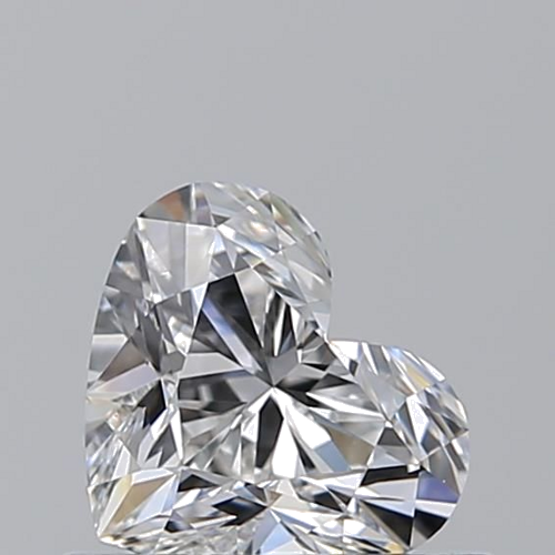 0.51 carat E-VVS1 Natūralus Heart Deimantas (1)