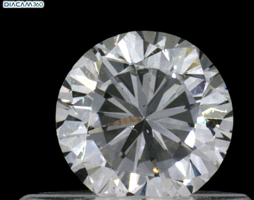 0.44 carat E-SI2 Fair cut Natūralus Round Deimantas (1)