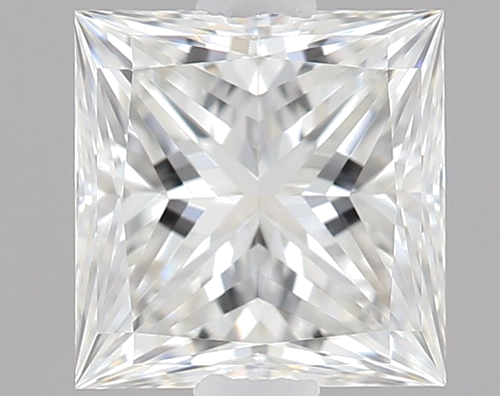 0.53 carat F-VVS1 Natūralus Princess Deimantas (1)