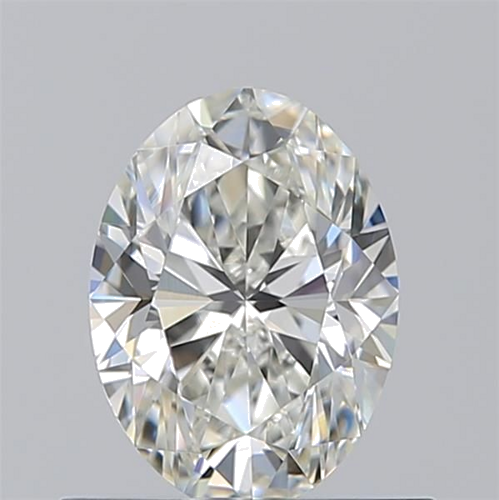 0.7 carat H-VVS2 Natūralus Oval Deimantas (1)