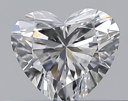 0.37 carat D-VVS2 Natūralus Heart Deimantas (1)