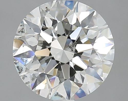 3.09 carat J-SI2 Excellent cut Natūralus Round Deimantas (1)