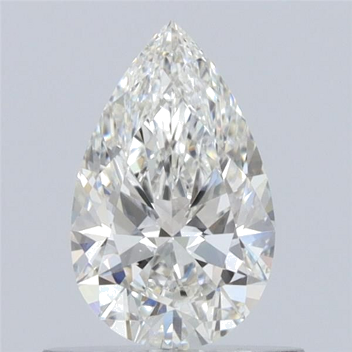 0.44 carat H-VVS2 Natūralus Pear Deimantas (1)