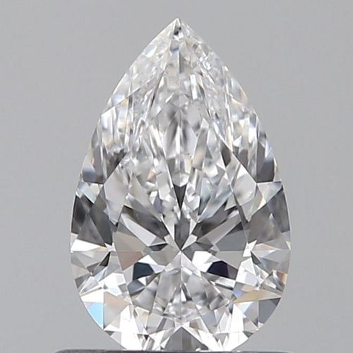 0.7 carat D-VS2 Natūralus Pear Deimantas (1)