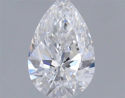 0.32 carat D-VVS1 Natūralus Pear Deimantas (1)