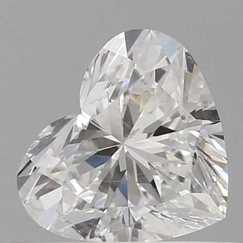 0.55 carat F-SI1 Natūralus Heart Deimantas (1)