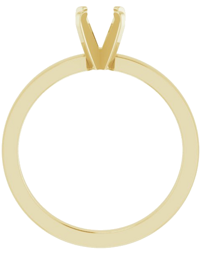 Sužadėtuvių Žiedas „Solitaire“ 14k yellow gold Round 5.2mm (2)