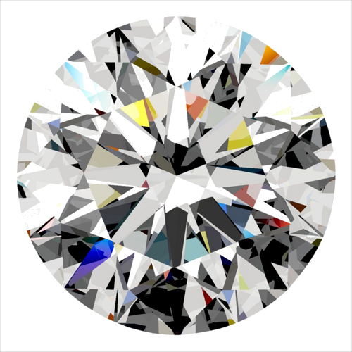 0.35 carat J-VS2 Excellent cut Natūralus Round Deimantas (1)