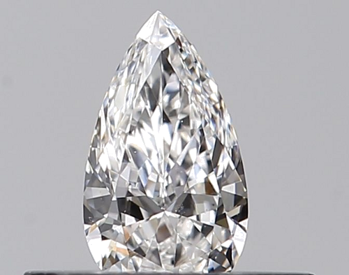 0.25 carat E-VVS2 Natūralus Pear Deimantas (1)