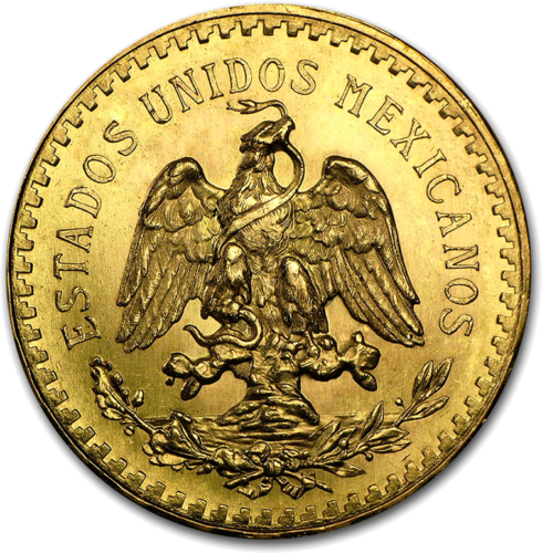 50 песо Мексика Ангел Свободы (1821-1947) золотая монета (2)