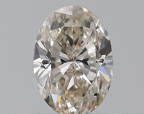 0.7 carat K FAINT BROWN-SI1 Natūralus Oval Deimantas (1)