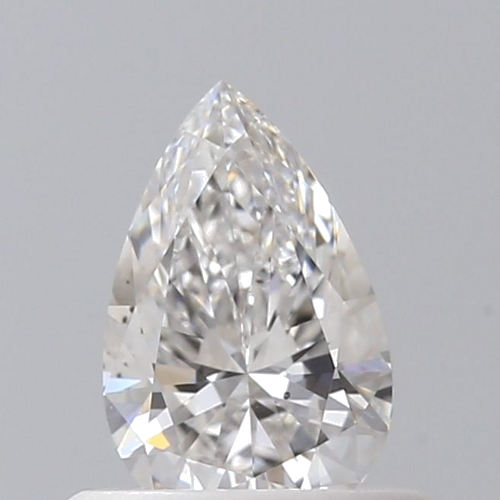0.5 carat F-SI1 Natūralus Pear Deimantas (1)