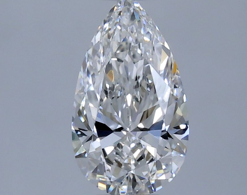 0.33 carat E-VVS1 Natūralus Pear Deimantas (1)