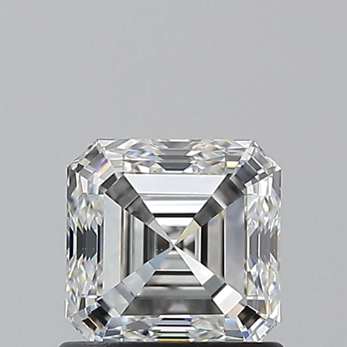 0.9 carat E-VS1 Natūralus Asscher Deimantas (1)