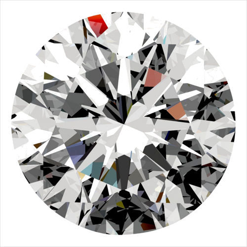0.33 carat E-VS1 Excellent cut Natūralus Round Deimantas (1)