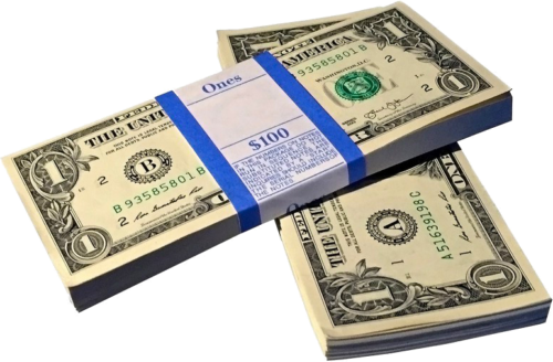 Официальный комплект из 1 банкноты США доллара (1 USD x 1000 шт.) (3)