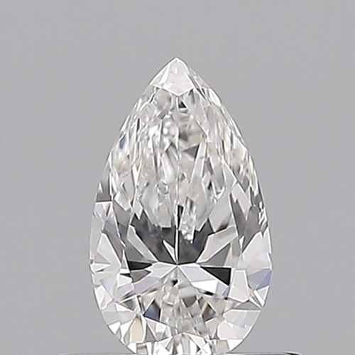 0.5 carat E-VVS1 Natūralus Pear Deimantas (1)