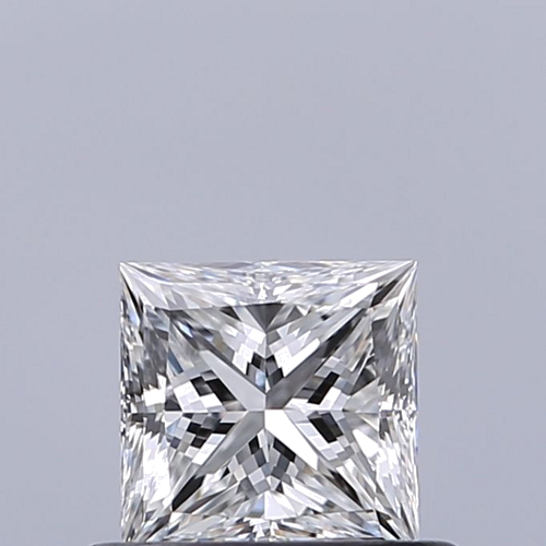 0.5 carat E-VVS1 Natūralus Princess Deimantas (1)