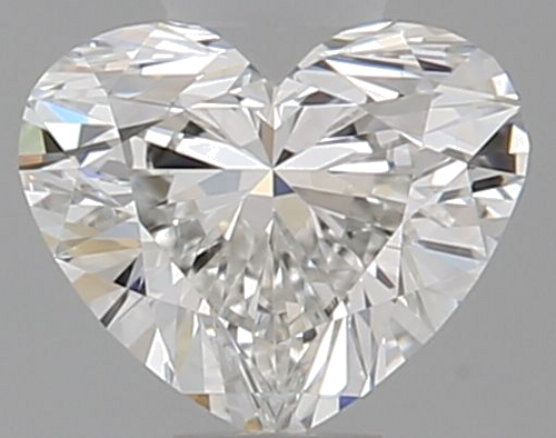 0.3 carat G-VVS2 Natūralus Heart Deimantas (1)