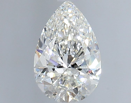0.9 carat G-SI1 Natūralus Pear Deimantas (1)