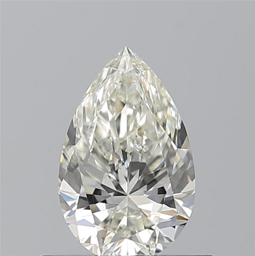 0.6 carat J-VVS2 Natūralus Pear Deimantas (1)