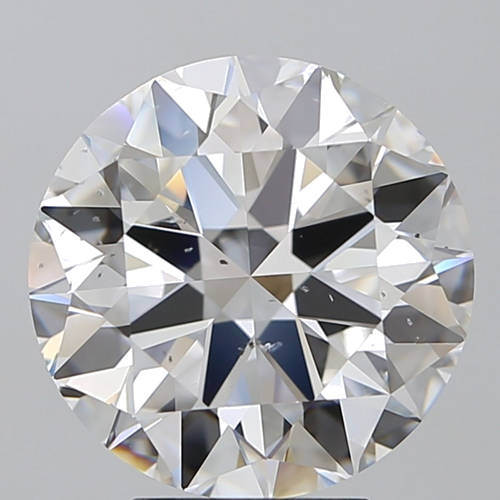 5.01 carat F-SI2 Excellent cut Natūralus Round Deimantas (1)