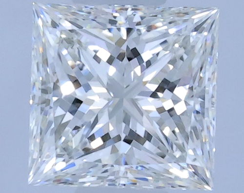 0.39 carat F-VVS2 Natūralus Princess Deimantas (1)