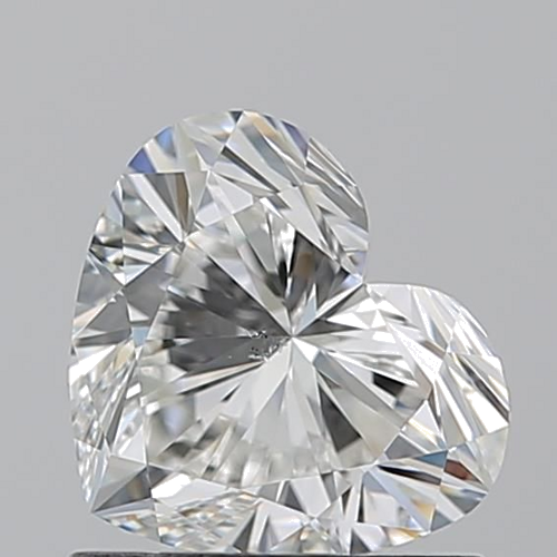 1.01 carat H-SI1 Natūralus Heart Deimantas (1)