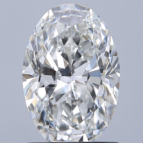 1.0 carat F-VVS1 Natūralus Oval Deimantas (1)