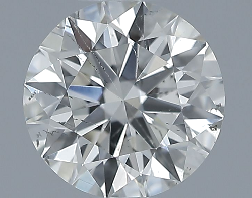 0.55 carat J-SI2 Excellent cut Natūralus Round Deimantas (1)