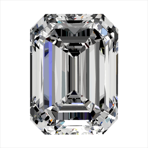 0.4 carat E-VVS2 Natūralus Emerald Deimantas (1)