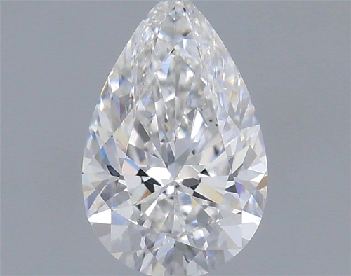 0.5 carat E-VS1 Natūralus Pear Deimantas (1)