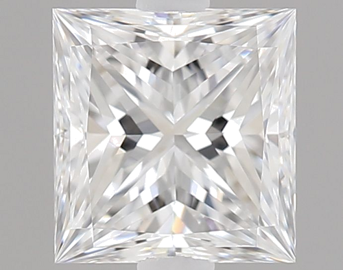 0.5 carat D-VVS1 Natūralus Princess Deimantas (1)