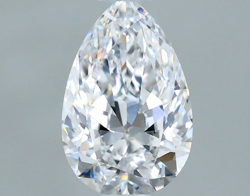 0.5 carat D-VVS2 Natūralus Pear Deimantas (1)