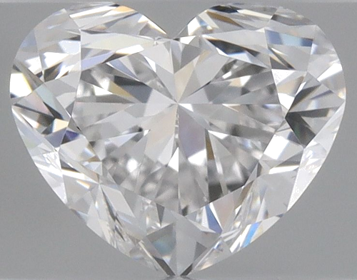 1.01 carat D-VVS1 Natūralus Heart Deimantas (1)