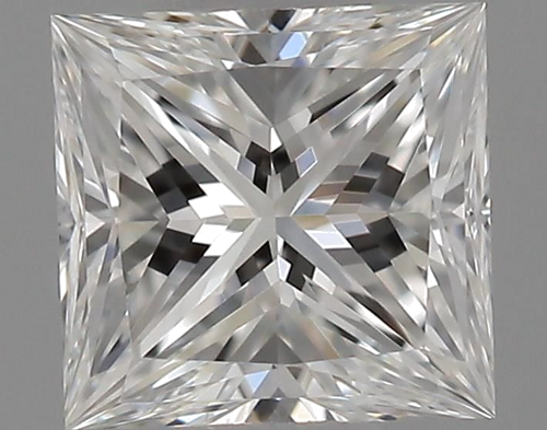 0.4 carat F-VVS2 Natūralus Princess Deimantas (1)