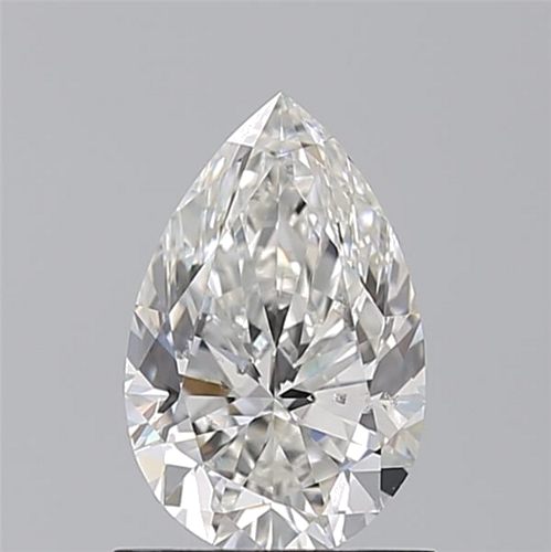 1.01 carat G-SI2 Natūralus Pear Deimantas (1)