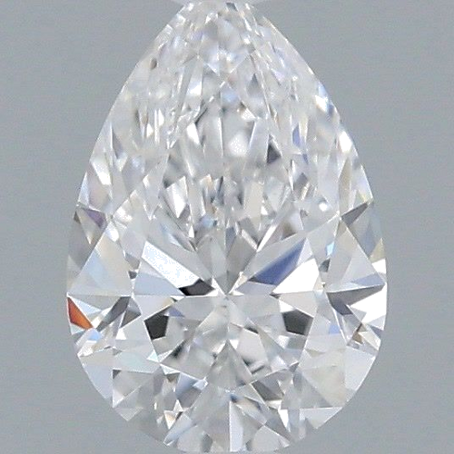 0.5 carat E-SI1 Natūralus Pear Deimantas (1)