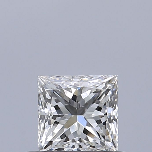 0.41 carat F-VVS1 Natūralus Princess Deimantas (1)
