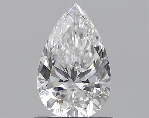 0.7 carat D-SI1 Natūralus Pear Deimantas (1)
