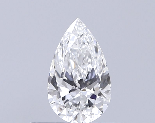 0.35 carat F-VVS2 Natūralus Pear Deimantas (1)