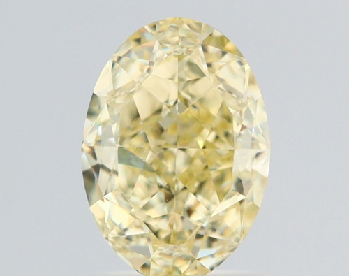 1.5 carat Fancy Light Yellow-VS1 Natūralus Oval Deimantas (1)