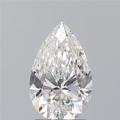 2.01 carat G-SI1 Natūralus Pear Deimantas (1)