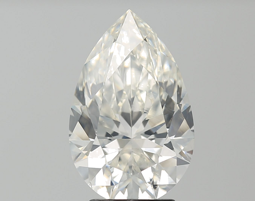 3.51 carat I-VS2 Natūralus Pear Deimantas (1)