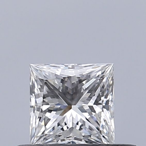 0.31 carat D-VVS2 Natūralus Princess Deimantas (1)
