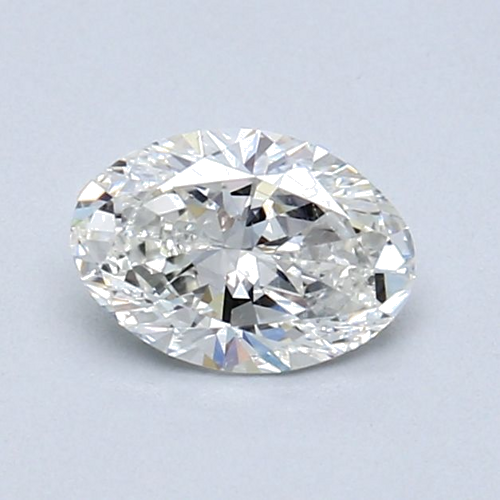 0.61 carat H-SI1 Natūralus Oval Deimantas (1)
