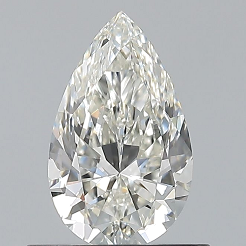 0.6 carat H-VVS1 Natūralus Pear Deimantas (1)
