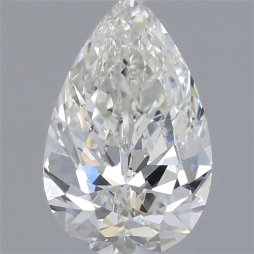 0.5 carat I-VVS1 Natūralus Pear Deimantas (1)